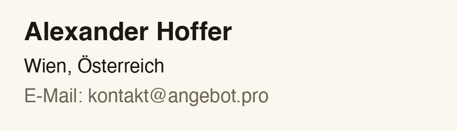 Verantwortlicher – Name und Sitz (als Bild dargestellt, siehe auch Impressum)